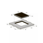 Встраиваемая индукционная варочная панель Zugel ZIH453B