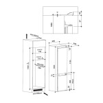 Встраиваемый холодильник Whirlpool SP40 801 EU