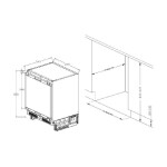 Встраиваемый холодильник Graude FK 80.1