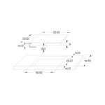 Встраиваемая индукционная варочная панель Korting HI 64042 BW