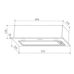 Встраиваемая вытяжка Weissgauff Fiona 60 X