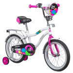 Велосипед Novatrack Candy 16" белый 165CANDY.WT23