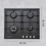 Встраиваемая газовая варочная панель Zigmund & Shtain GN 128.61 B