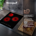 Встраиваемая электрическая варочная панель Weissgauff HVF 431 B