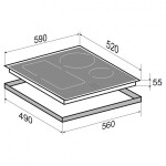 Встраиваемая индукционная варочная панель Zigmund & Shtain CI 34.6 W