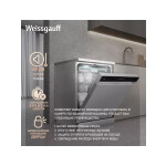 Встраиваемая посудомоечная машина Weissgauff DW 6138 Inverter Touch Inox