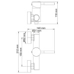 Смеситель для душа WasserKraft Main 4102 хром