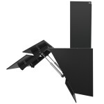 Каминная вытяжка Maunfeld Manchester Light 90 черное стекло