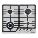Встраиваемая газовая варочная панель Maunfeld EGHS.64.43CS/G