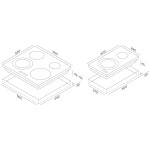 Встраиваемая электрическая варочная панель Darina 4P8 E 326 B