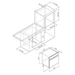Встраиваемый электрический духовой шкаф Graude BWGK 45.0 EL
