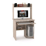 Стол компьютерный Мебель-Комплекс СК-01Н ясень шимо светлый