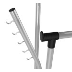 Вешалка Sheffilton SHT-WR7 черный муар/хром