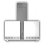 Каминная вытяжка Falmec Mirabilia 67 Platinum vetro (800)