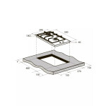 Встраиваемая газовая варочная панель Zugel ZGH291X