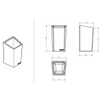 Стакан Sonia Solid Surface 154289