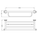 Полка для полотенца Schein Superior 7066042