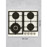 Встраиваемая газовая варочная панель Zigmund & Shtain M 26.6 B