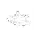 Встраиваемая вытяжка Oasis UV-60S (F)