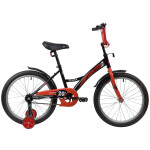 Велосипед Novatrack 203STRIKE.BKR20 черный/красный