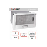 Встраиваемая вытяжка Exiteq EX-1076 white glass