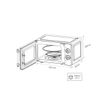 Микроволновая печь Lex FSMO M.03 IV