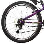 Велосипед Novatrack 24SH18V.VALIANT.10VL22 фиолетовый 153812