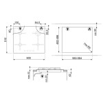 Встраиваемая газовая варочная панель Smeg PV864PO