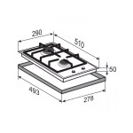 Встраиваемая газовая варочная панель Zigmund & Shtain G 14.3 B