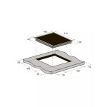 Встраиваемая электрическая варочная панель Zugel ZEH452W