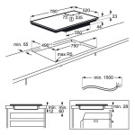 Встраиваемая индукционная варочная панель Electrolux EIV 83443 BW