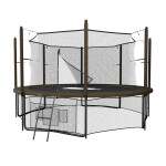 Батут Unix Line 10 ft inside black/brown