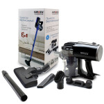 Пылесос Ginzzu VS117 черный/серый