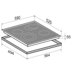 Встраиваемая электрическая варочная панель Zigmund & Shtain CN 40.6 B