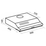 Вытяжка MBS Crocus 150 Inox