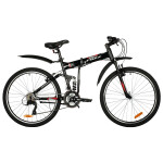 Велосипед Foxx 26SFV.ZINGF1.18BK1 черный