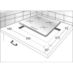 Встраиваемая газовая варочная панель Exiteq PF 640 STGW-E/A