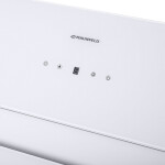 Каминная вытяжка Maunfeld Mersey 60 нержавеющая сталь/белое стекло