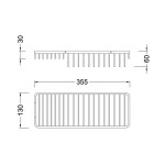 Полка Timo Nelson 160079/02 antique