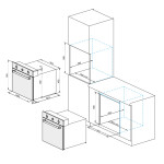 Встраиваемый электрический духовой шкаф Darina 0U5 BDE112 705 X