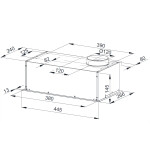 Каминная вытяжка Weissgauff Alpha 45 PB IX