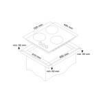 Встраиваемая газовая варочная панель Simfer H45V30M416