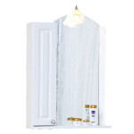 Зеркало-шкаф Бриклаер Анна 60 L белый