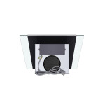 Каминная вытяжка Maunfeld Gloria 60 нержавеющая сталь/прозрачное стекло