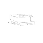 Встраиваемая вытяжка Graude DHF 60.0 S