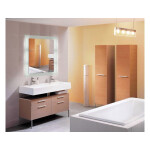 Зеркало Dubiel Vitrum Lustro Victor II NB с подсветкой голубой 60х77