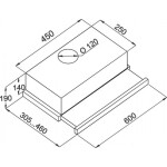 Встраиваемая вытяжка Jetair Aurora LX/GRX/F/60