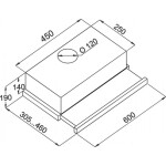 Встраиваемая вытяжка Jetair Aurora LX/GRX/F/60