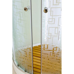 Душевая кабина Deto EM1510NLED+GM