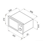 Встраиваемая микроволновая печь Maunfeld JBMO.20.5S